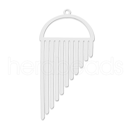Non-Tarnish 201 Stainless Steel Pendants STAS-S105-LA795-1-1
