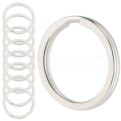 Beebeecraft 316 Surgical Stainless Steel Keychain Clasps STAS-BBC0005-81B-1