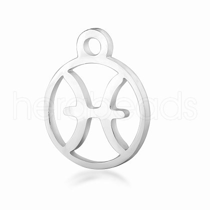 Non-Tarnish 201 Stainless Steel Charms STAS-T014-T505-12-1