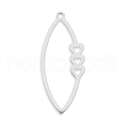 Non-Tarnish 201 Stainless Steel Pendants STAS-S105-LA738-1-1