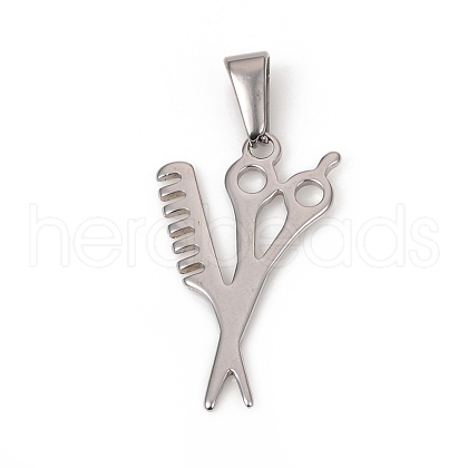 Non-Tarnish 304 Stainless Steel Pendants STAS-G235-01P-1