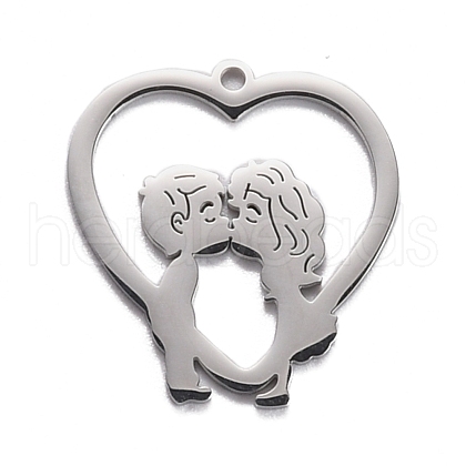 Non-Tarnish 304 Stainless Steel Pendants STAS-C032-11P-1