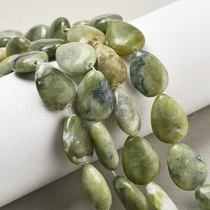 Natural Xinyi Jade/Chinese Southern Jade Beads Strands G-P528-L26-01-1