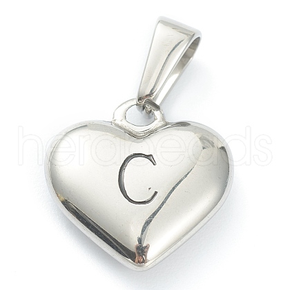 304 Stainless Steel Pendants STAS-P278-01C-P-1