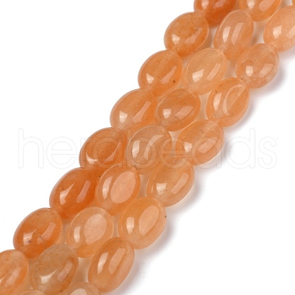 Natural Red Aventurine Bead Strands G-Z006-A11-1