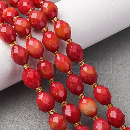 Natural White Jade Beads Strands G-D305-B01-01L-1