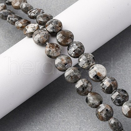 Natural Fluorescent Syenite Rock(Glow under UV Light) Beads Strands G-C179-A39-03-1