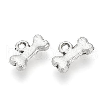 Tibetan Style Alloy Charms TIBEP-Q076-053AS-RS-1