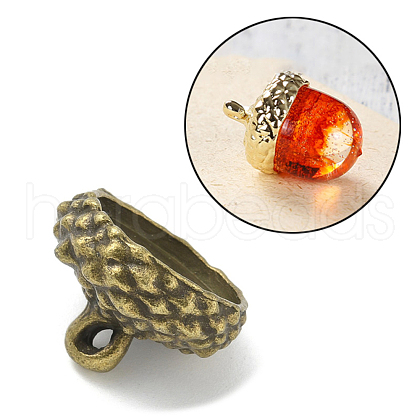 Alloy Pendant Cabochon Settings FIND-M048-01AB-1