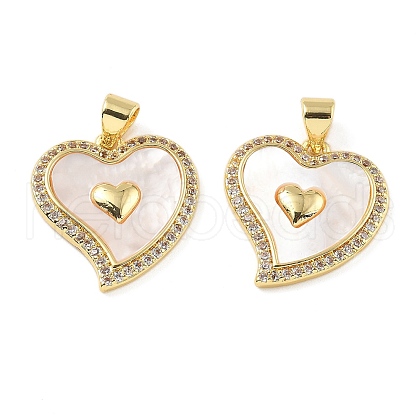 Brass Pendants KK-H002-12A-G-RS-1