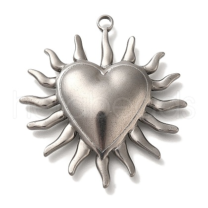 304 Stainless Steel Pendants STAS-H223-15AS-02-1