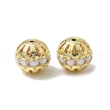 Brass Plastic Beads KK-K293-65G-1