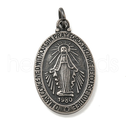 316 Surgical Stainless Steel Pendants STAS-E212-50AS-1