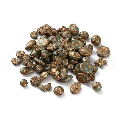Opaque Acrylic Beads X1-OACR-M015-15A-1