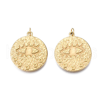 Ion Plating(IP) 304 Stainless Steel Pendants STAS-F256-041G-1