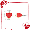 Unicraftale 80Pcs Alloy Enamel Charms ENAM-UN0001-11-4