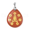 Natural Mixed Gemstone Pendants G-F786-09D-2