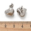 304 Stainless Steel Stud Earrings for Women EJEW-A130-04P-3