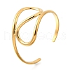 304 Stainless Steel Cuff Bangles for Women BJEW-V012-01G-2