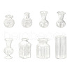 GOMAKERER 8Pcs 8 Styles Glass Vase AJEW-GO0001-74-1