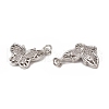 Brass Micro Pave Cubic Zirconia Charms KK-E068-VB287-3