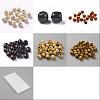 GOMAKERER 600Pcs 6 Styles WOOD-GO0001-15-1
