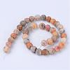 Natural Crazy Lace Agate Beads Strands G-Q462-6mm-12-2