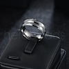 Grooved Stainless Steel Finger Rings for Men WG2ADDA-14-1