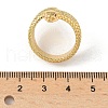 Brass Micro Pave Cubic Zirconia Finger Rings RJEW-Z101-01G-02-5