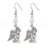 Tibetan Style Alloy Dangle Earrings EJEW-JE05956-01-1