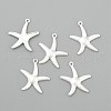 Starfish/Sea Stars Brass Pendants KK-L134-11S-2