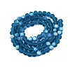 Transparent Glass Beads Strands X-EGLA-A044-T6mm-MB27-3