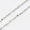 Anti-Tarnish Rhodium Plated 925 Sterling Silver Necklaces STER-E008-2A-1
