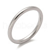 304 Stainless Steel Plain Band Rings STAS-I160-E02-P-4