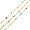 Rack Plating Brass Dapped Chains AJEW-Q153-03G-02-1