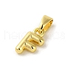 Rack Plating Brass Charms KK-C053-04G-F-2