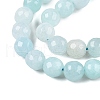 Natural White Jade Bead Strands G-R346-6mm-17-3