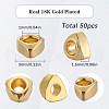 SUNNYCLUE 50Pcs Rack Plating Brass Beads KK-SC0005-14-2