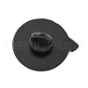 Poker Black Alloy Brooches JEWB-I030-11E-2