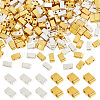  280Pcs 2 Colors Electroplated Glass Seed Beads SEED-NB0002-03-1