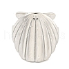 Shell Shape 304 Stainless Steel Open Cuff Finger Rings for Women RJEW-P114-02P-2