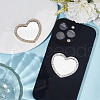 DELORIGIN 2Pcs 2 Colors Zinc Alloy Cabochons FIND-DR0001-46A-5