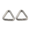 Non-Tarnish 304 Stainless Steel Triangle Linking Ring STAS-Z048-03P-1
