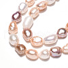 Natural Cultured Freshwater Pearl Beads Strands PEAR-N014-06G-01-4
