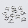 925 Sterling Silver Spring Ring Clasps STER-K167-076A-S-2