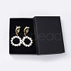 Dangle Stud Earrings EJEW-JE03697-04-3