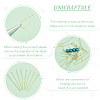 Unicraftale 200Pcs 304 Stainless Steel Flat Head Pins STAS-UN0058-92D-G-4