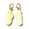 Brass Pendants KK-D030-01G-2