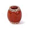 Brass Natural Myanmar Jade Beads KK-Q050-05-2
