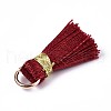 Handmade Polycotton(Polyester Cotton) Tassel Decorations FIND-R092-15-2